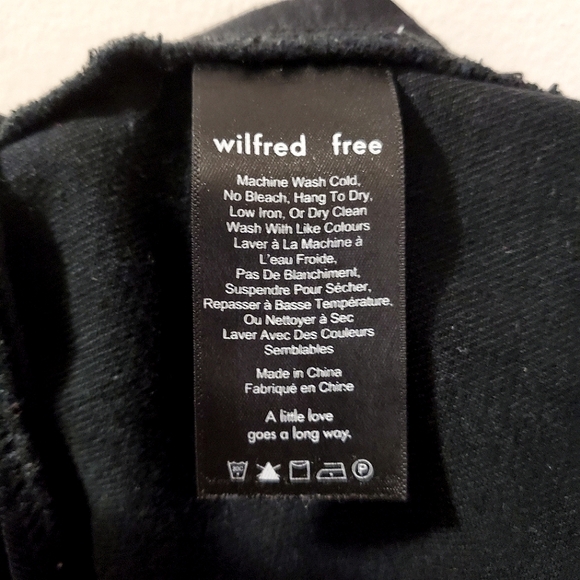 Wilfred Free - Ahrens Button Denim Mini Skirt - Size 8 - Picture 9 of 10